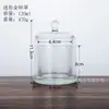 Suporte de Vela em Forma de Sino de Vidro, Copo de Aromaterapia, Garrafa de Vidro Transparente, Frasco Dosador de Hotel, Suporte de Vela Difusor, Fragrância Selada