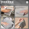 Paño de Cocina de Fibra de Carbón de Bambú, Paño de Limpieza, Paño para Limpiar la Mesa, No Absorbe Aceite Fácilmente, Absorbente de Agua, Elimina Manchas, Paño Espesado para Lavar Platos, Modelo Nuevo