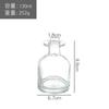 Frasco de vidro tipo yurta para aromaterapia de 120ml, várias especificações, frasco de aromaterapia, pode ser equipado com rolha de madeira, frasco de vidro branco cristal