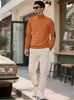 Camisas de Manga Larga para Hombre con Botones, Cuello Alto, Jacquard, Casual, Deportivas, Sudaderas para Hombre, Transfronterizas de Amazon Europeo y Americano