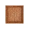 Cesta de Lanches de Rattan Sintético Prato de Batata Frita de Rattan Prato de Frutas Cesta de Legumes para Panela Quente Casa Sala de Estar Prato de Lanches de Amendoim e Frutas Secas