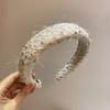Acessórios de cabelo para outono e inverno novo estilo Chanel com lantejoulas peludos doces que reduzem a idade moda alta Caveira top cocar grampo de cabelo tiara