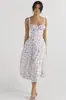 2023 Amazon comercio exterior verano elegante moda alta gama tirante estilo suave vestido falda estilo mujer