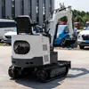 Excavadora Compacta de Orugas de 1 Tonelada HT10B Excavadora Pequeña Excavadora para Renovación de Jardines Excavadora de Comercio Exterior