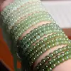 Jingde Joias: Atacado de contas redondas de jade Hetian, contas soltas com furos passantes, fios longos semiacabados para pulseiras, colares e acessórios de miçangas DIY