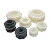 Conexões de União para Tanque de Água, Tanque de Torre de Água, Acessórios para Aquário, Conectores Plásticos para Painel, Interfaces de Rosca Interna/Externa para Piscina e Balde