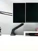 Monitor Portátil de 18 pulgadas Soporte de Brazo Mecánico Universal Extensión Vesa Pantalla Secundaria Horizontal y Vertical Abrazadera Soporte Metálico de Escritorio