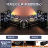 Escritorio de Gaming de Esquina Escritorio de Computadora Escritorio de Escritorio Hogar Doble Escritorio Estantería Mesa de Esquina para Dormitorio Escritorio de Oficina Mesa de Trabajo