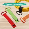 Cinta de almacenamiento para cable de extensión de alta resistencia transfronterizo, correa con hebilla de montañismo en forma de D, correa de sujeción de velcro, gancho de gestión de cables, cinta de almacenamiento