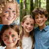 Pegatinas de Tatuaje Lindas de Animales Pintados Nuevos Transfronterizos Acuarela = Pegatinas Coloridas de Tatuaje para Niños Transfronterizas de Alta Gama
