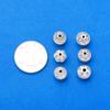 Plata Esterlina S925 Chiang Mai Retro Hecho a Mano Cuentas de Plata Cepillada Cuentas Sueltas Cuentas Redondas Pulsera de Cristal DIY Accesorios de Plata