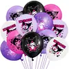Globos de Látex de 12 Pulgadas Transfronterizos: Spider-Man, Pokemon, Patrulla Canina, Mario, Marvel, Varios Globos de Dibujos Animados