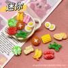 Mini Salsicha Grelhada Repolho Milho Hot Pot Acompanhamentos DIY Capa de Celular Acessórios de Resina Broche Feito à Mão Joias Pacote de Materiais