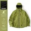 Traje de Montañismo Funcional para Exteriores Tres en Uno con Capucha Cortavientos Impermeable de Capa Dura Chaqueta Shell para Hombre Tres en Uno