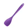 Espátula Plana de Silicone Integrada Translúcida Resistente a Altas Temperaturas Ferramenta de Cozinha para Cozinhar Que Não Danifica a Panela, Espátula Anti-Queimaduras, Espátula de Cozinha