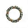 Pulsera Popular de Resina con Estampado de Leopardo Estilo Bohemio Transfronteriza, Pulsera Vintage de Alta Gama y Exquisita, Accesorios de Moda Retro