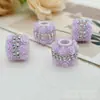 Cadena de Diamantes Flor de Rosa de Doble Capa de Alta Resistencia Transfronteriza Cuentas Sueltas Cuentas para Joyería DIY Cadena de Teléfono Llavero Cuentas Accesorios para Bolígrafos
