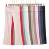 Sy9174-25 Calças Nuvem Macias Estilo Outono Estilo Americano Cintura Baixa Camadas Emagrecimento Caimento Tricô Flare
