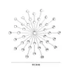 Colgante de Pared Metálico Minimalista Estilo Europeo con Diseño de Cielo Estrellado, Moderna y Elegante Decoración de Pared de Lujo Ligero para Sala de Estar
