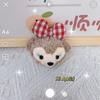Llavero con colgante de estrella Paida de bebé esponja de puntada de oso de fresa, muñeco de peluche, bolso de muñeca, adornos