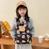Linda Mochila Escolar de Capibara para Niños y Niñas de Preescolar, Linda Mochila de Oso de Dibujos Animados de Gran Capacidad