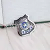 Cosplay Costume de Polícia Europeu e Americano Conjunto de Acessórios de Roupa Insígnia Props de Insígnia para Performance Transfronteiriça Role-Playing