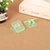 Clip Pequeño Cuadrado de Plástico Transparente Acrílico Ins Materiales de Estudio Almacenamiento de Exámenes Oficina Clip de PP Factura Estilo Ins