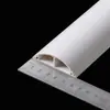 Canaleta de piso plástico espessado rodapé de PVC anti-pisada escritório autoadesiva linha protetora sem pregos semicírculo sem perfuração