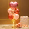 Decoraciones de Globos Flotantes de Mesa y Piso con Tema de Cumpleaños Feliz Cumpleaños para la Fiesta de Primer Cumpleaños de Niños, Decoraciones Brillantes