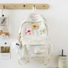 Mochilas com Aparência Premium, Design Nichado Estilo Ins, Mochilas para Alunos do Ensino Fundamental II e Médio, Mochilas Doces de Grande Capacidade Estilo Coreano para Meninas