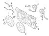 Fabricante de origen: Ventilador de refrigeración de motor de automóvil japonés, motor CC de 12 V. (45131-AL00A) motor