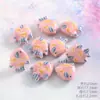Acessórios de Contas Cerâmicas de Peixes Tropicais Pintados à Mão Desenho Animado Transfronteiriço Pacote de Materiais para Pulseira de Joias DIY Contas Soltas de Peixes do Oceano