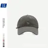 Gorra de Béisbol con Logo de Letra R para Mujer, Estilo Coreano de Primavera y Otoño, Nueva Moda, Visera Grande para Adelgazar el Rostro, Gorra Deportiva con Protección Solar para Hombre
