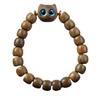 Cuentas de barril de sándalo verde DIY tamaño gatito 8 x 10 para hombre y mujer cuentas literarias para jugar fabricantes mayoristas de joyería decorativa