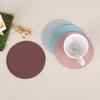 Posavasos de Caucho PVC Base Aislante de Silicona para Tazón Goma Suave Antideslizante Posavasos para Té Pegamento Regalo Base Grande para Olla Esterilla Aislante