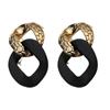 Venta transfronteriza Pendientes de cadena acrílica CCB Chapado de color UV Pendientes largos europeos y americanos Venta directa de fábrica transfronteriza