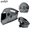 Casco Abatible Certificado Dot Clase A con Doble Visor, Doble Propósito, Para Todas las Estaciones, Casco de Motocicleta Unisex, Transpirable para el Verano