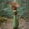 Artículo Popular en Sitios Web Independientes: Florero Hecho a Mano con Forma de Gato Original