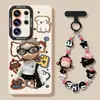 Funda de teléfono de muñeca para niña adecuada para Samsung S26ultra silicona s25plus con cadena para colgar s24 alto valor estético 23 juegos
