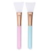 Cepillo de silicona para mascarillas, cabezal suave, individual, para salón de belleza, spa, mascarillas, cepillo facial