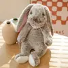 Boneca de Coelho de Pelúcia Curativa e Calmante Fofa Macia Orelhas Longas Cachecol Suéter Coelho Boneca Infantil