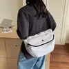 Bolso de Lona Tipo Dumpling Nuevo Verano 2026, Diseño de Nicho con Acabado de Alta Gama, Moderno y Versátil para el Trabajo y el Exterior, Estilo Bandolera