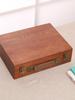 Caja de Madera Rectangular de Madera Maciza Caja de Madera Retro con Cerradura Caja de Almacenamiento Caja de Almacenamiento de Madera Caja de Almacenamiento de Escritorio con Cerradura