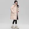 90 plumas Unisex Chaqueta de plumón con capucha Invierno Cálida Deportiva Versátil Holgada Casual Abrigo Moderno