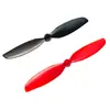 Hélice de Agujero de 1.2 mm Hélice de Dos Palas de 75 mm Hélice Adelante y Atrás para Aviones Modelo Motor de Copa Hueca 8520 1020