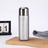 Taza de Acero Inoxidable con Aislamiento al Vacío Estilo de Negocios de Lujo Ligero Taza Portátil de Alto Valor Color Degradado Pintura de Flor de Hielo Creativa Taza de Regalo de Gama Alta