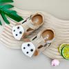 Zapatos de suela blanda para bebés y niños pequeños, nuevos zapatos de otoño para niñas de un año, zapatos casuales para niñas y niños.