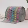 6 Filas de 5*12 Diamantes de Plástico Rectangulares, Lentejuelas para Manualidades/Decoración Navideña, Malla de Diamantes para Textiles del Hogar/Accesorios de Joyería