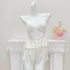 Conjunto de pijama camisola de renda francesa para mulheres, conjunto de shorts de seda gelada de verão, estilo puro e sensual, camisola sexy, conjunto de duas peças