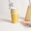 Vasos de Papel Desechables Transfronterizos para Decoración del Hogar y Restaurante, En Stock, Engrosados, Coloridos, Vasos de Agua para Negocio Mayorista Comercial
